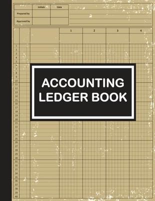 Accounting Ledger Book: Large Simple Accounting Ledger for Bookkeeping and Small Business Income Expense Record Book | Financial Planner & Tracker logbook | 120 Pages