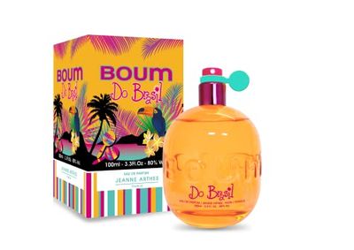 JEANNE ARTHES - Parfum Femme Boum Do Brazil - Eau de Parfum - Flacon Vaporisateur 100 ml - Fabriqué en France À Grasse