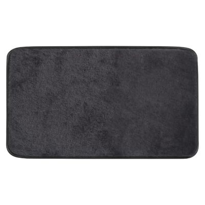 Gedy Tapis de Bain Fuzzy 60 x 40 cm Noir