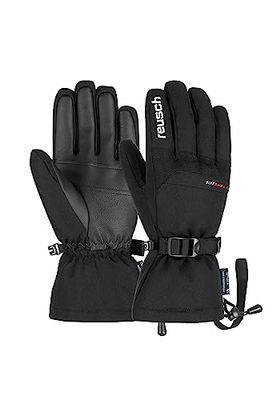 Reusch Outset R-TEX® XT - Guanti da uomo, caldi, impermeabili, traspiranti, nero/bianco
