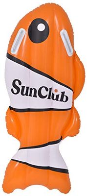 AVENLI Sun Club Fish kickboard, Tavola Gonfiabile da Nuoto a Forma di Pesce Unisex Bambino, Arancione, 100x50cm