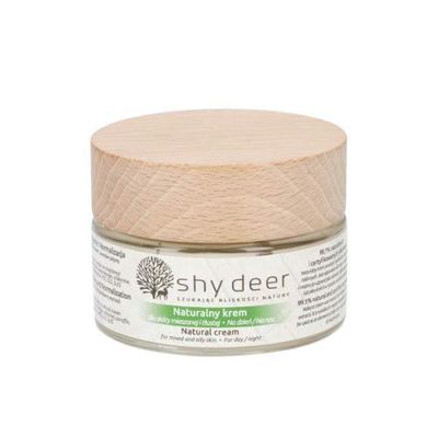 Shy Deer La crème naturelle est une crème naturelle pour peaux mixtes et grasses 50 ml