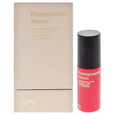 Pomegranate Sheen Illuminating Lip Oil SPF 15 PA Plus by 82E for Women - 0.2 oz Lip Oil