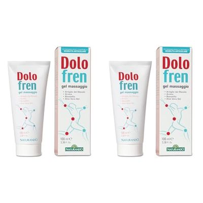 NATURANDO Dolofren Gel 100 ML Lenitivo con Arnica e Artiglio del Diavolo che favorisce la mobilità delle articolazioni (Confezione da 2)