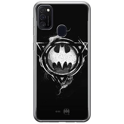 ERT GROUP mobiltelefonfodral för Samsung M21 originalt och officiellt licensierat DC mönster Batman 013 optimalt anpassad till formen på mobiltelefonen, fodral tillverkad av TPU-plast