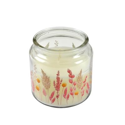 Homéa, Kaars van Verrine, decoratief, pure harmonie, D10 x 10 cm, bloemenromantiek