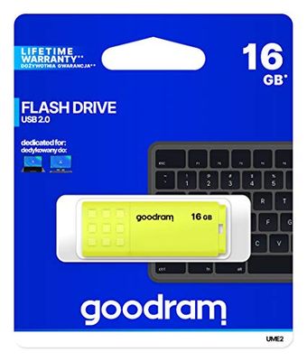 USB 2.0 GOODRAM 16GB UME2 Geel