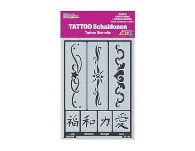 KREUL Hobby Line Tattoo sjablonen, banden 2, 1 stuk