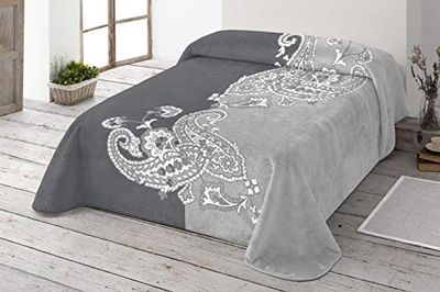 Miracle Home 10218 deken, grijs, 220 x 240 cm