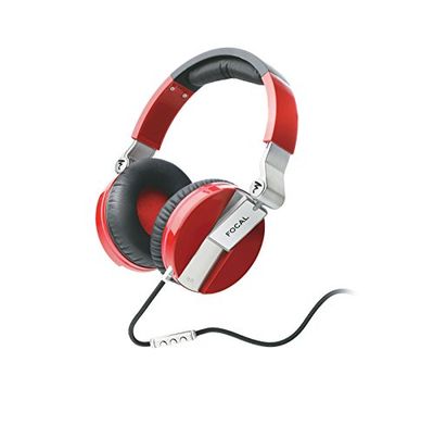 Focal Spirit One Auriculares de diadema fechados, 3,5 mm, vermelho