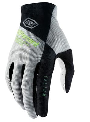 100% Unisex Handschuhe Celium, Vapor Lime - Grau Grün, S, HU-GLO-0050