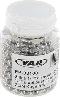 VAR Esferas Rodamiento 200Ud - 1/4"