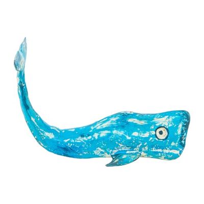 FIGURA BALLENA HIERRO_20 x 14 x 13 cm