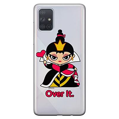 ERT GROUP mobiltelefonfodral för Samsung A71 originalt och officiellt licensierat Disney mönster Queen of Hearts 001 optimalt anpassad till formen på mobiltelefonen, gedeeltelijk transparant