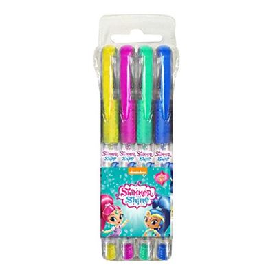 C Y P- 0 Set di 4 Penne Gel Glitter Shimmer e Shine, Multicolore, 0, RGZ47552