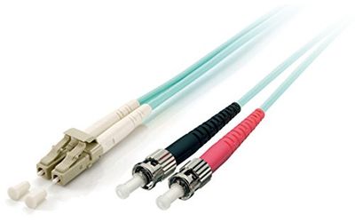 Equip Fibre-Optic Patch Cable LC->ST 50/125 mμ 2.00 m Multimode Duplex Turquoise Polybag