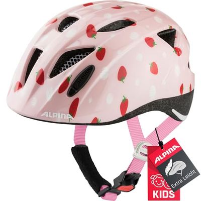 ALPINA Unisex - Kinderen, XIMO Fietshelm, strawberry rose gloss, 47-51 cm