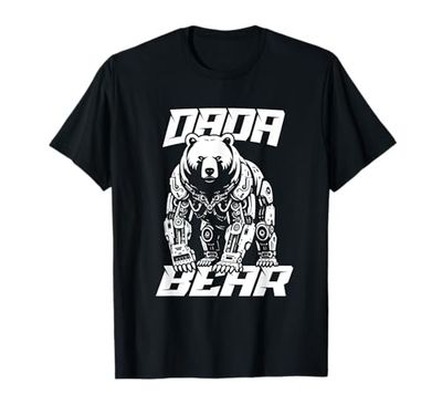 Dada Bear Robot meccanico Sci - Fi Cyberpunk Maglietta