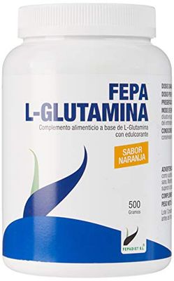 FEPA Sweat L-GLUTAMINA Saveur Orange 500 g, Noir, Standard