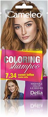 Cameleo - Shampooing Colorant - Doux Toffs - Rafraîchissement rapide et facile de la couleur ''Ton W Ton'' - Sans ammoniac ni oxydants - 40 ml