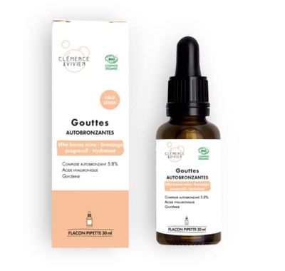 Clémence & Vivien Gocce autoabbronzanti alano leggero