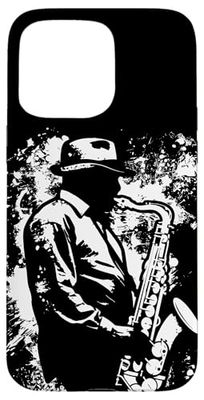 Saxophonist Graffiti Reed Instrument for Boys Case for iPhone 15 Pro Max