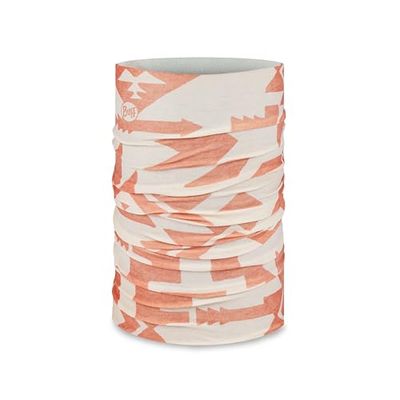 Buff Multifunctional Tour de cou Original EcoStretch Homme Femme Adulte, Foulard, Tubulaire, Multifonctionnel, Cou et Tête, Course, Marche, Randonnée, Durable, Léger, Blanche, Taille Unique