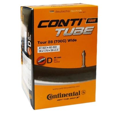 Continental - Continental Tour Tube Bred (28 tum) 40 mm ventil cykelrör - 1 st.