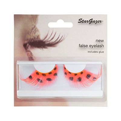 Stargazer Feather Eye Lashes style 66, synthetic lash pair includes glue.