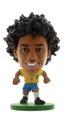 SoccerStarz Brazil International figurka w blistrze z zestawem Willian Home Kit