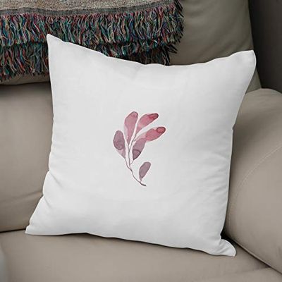 Bonamaison, Housse de Coussin Décorative - 50% Coton 50% Polyester - Fermeture éclair cachée, Dimensions: 43x43 Cm - Conçu et fabriqué en Turquie