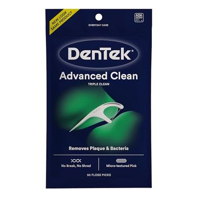 Dentek fil de médiators triple Nettoyer 90 emballée Menthe