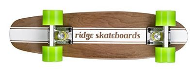 Ridge Maple Mini Cruiser Number Four Skateboard, Groen, MPB-22-NR4