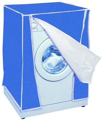 Parodi and Parodi maxi washing machine cover, waterproof, made of PEVA plastic, blue, 60 x 60 x 85 cm