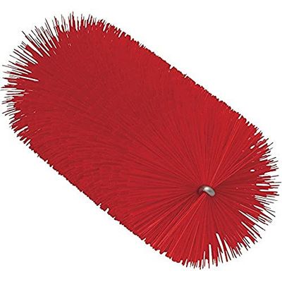 Vikan - Hygiène - Brosse pour tuyaux - Pour câble flexible - Fibres moyennes - Rouge - 60mm