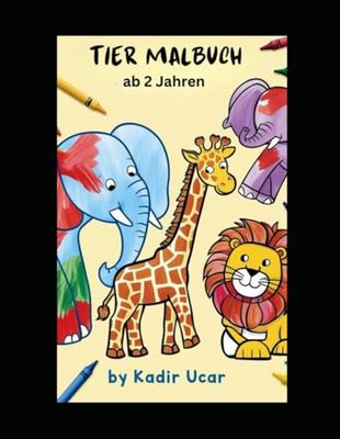 Tier Malbuch: Spiele, Spass