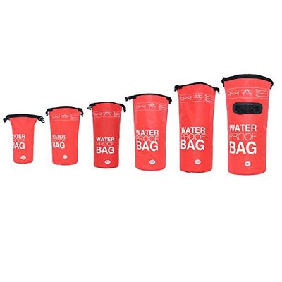 DonDon waterdichte outdoor dry bag zak droge zak met riemen bescherming tegen water droge zak voor uw waardevolle spullen en voorwerpen rood 20 liter