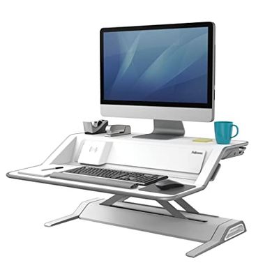 Fellowes 8081101 Lotus DX Station de travail assis-debout Blanc