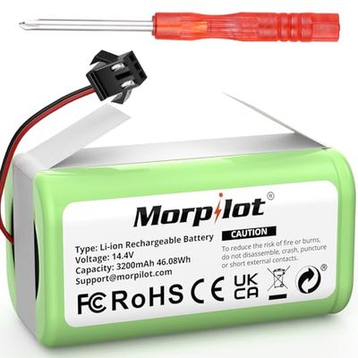 3200mAh Li-Ion Batería de Repuesto Compatible con Conga Excellence 990 950 1090 1790 1990, DEEBOT N79S N79 DN622, Eufy RoboVac 11 11S 30 30C 12 35C, IKOHS NETBOT S14 S15