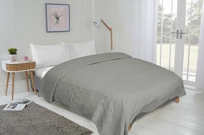 Emma Barclay Aran – set med överkast (silver, king)