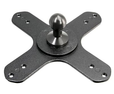 ARKON Kompatybilny z VESA adapter wspornika kulowego VESA 75 / VESA 100 do 20 mm, czarny (AP20MMVESA)