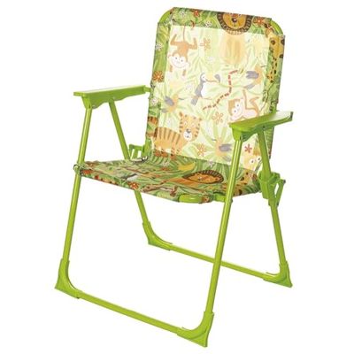 Este Chaise de Jardin Pliable pour Enfants avec accoudoirs et décoration Jungle New Jungle