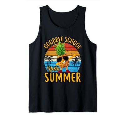 GoodBye School Hola Verano Camiseta sin Mangas