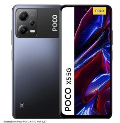 POCO X5 5G 8/256GB Negro Libre + Cable USB-C a Jack