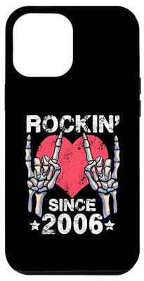 Custodia per iPhone 14 Plus Rockin dal 2006 Rock&Roll Compleanno Retro Rock And Roll