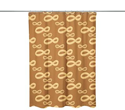 Bonamaison Digitaal Gedrukt Douchegordijn, Waterdicht Anti-schimmel, 1 Stuk, 140x200cm - Ontworpen en Vervaardigd in Turkije