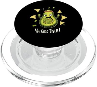 You Guac This! Cute Teacher Funny Back To School PopSockets PopGrip for MagSafe