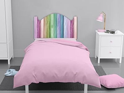 Cabeceira cama PVC impressão digital imitação de madeira multicor 100 x 60 cm | Disponível em várias medidas | Cabeceira leve, elegante, resistente e económica