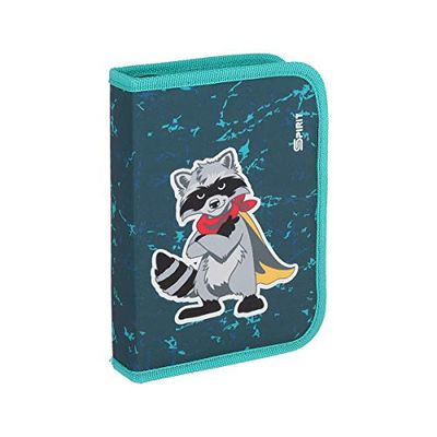 SPIRIT RACOON 408079 pennenetui, turquoise