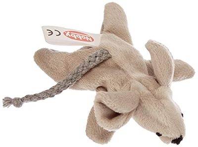 Nobby Jouet Peluche en Forme Souris Gris + Herbe à Chat pour Chat 3,5 cm